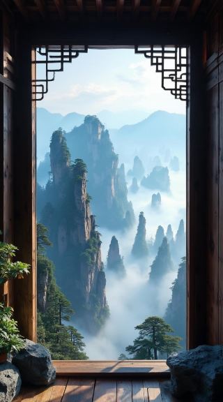 비경 안개 협곡 트레킹 지도