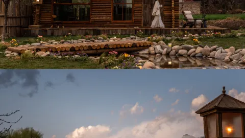 Lijiang hotel ceiling! Lawn cabin + lying down to watch the sunrise over the golden mountains! — traveler post in Baisha