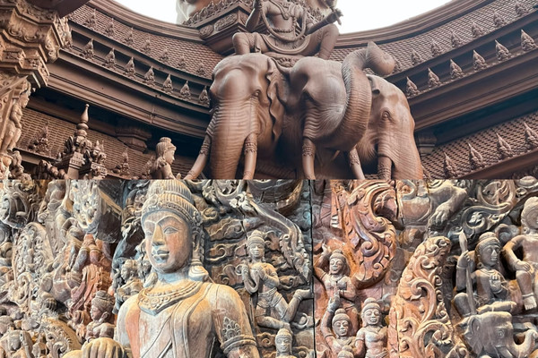 この穴場の神秘的な寺院が、この旅を一気に神話級にする全木彫刻で釘
