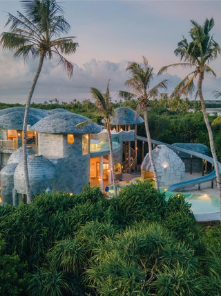 Maldives dual-island legend | Soneva Jani slides + Soneva Secret floating