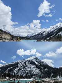 然烏湖，藏東雪山堰塞湖，雪山冰川藍寶石，川藏線治癒秘境