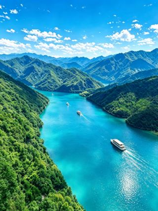 Fuchun River Little Three Gorges summer retreat