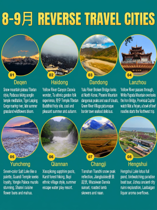 Go against the grain! Here are 8 beautiful, less crowded spots perfect for escaping the summer heat.
