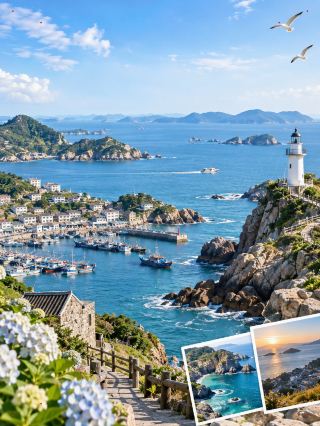 舟山の島々を巡るスローライフな旅のガイド：景色を海風にゆだねて