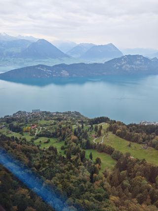 Ride Europe's first cogwheel railway to the summit of Mount Rigi, the "Queen of the Mountains"!