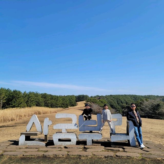 한라산 분화구보다 더 큰 분화구가 있는, 산굼부리🌋