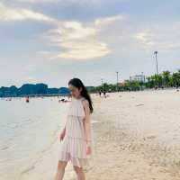 bãi tắm hòn gai gần vincom hạ long