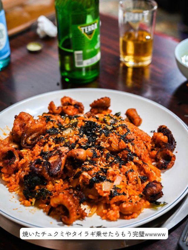 【韓国 / 忠武路】ミシュラン獲得のチュクミの名店でチュクミを食べてきた！