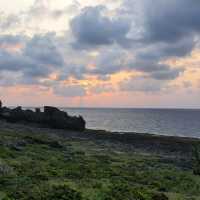 蘭嶼美景，郎島日落。