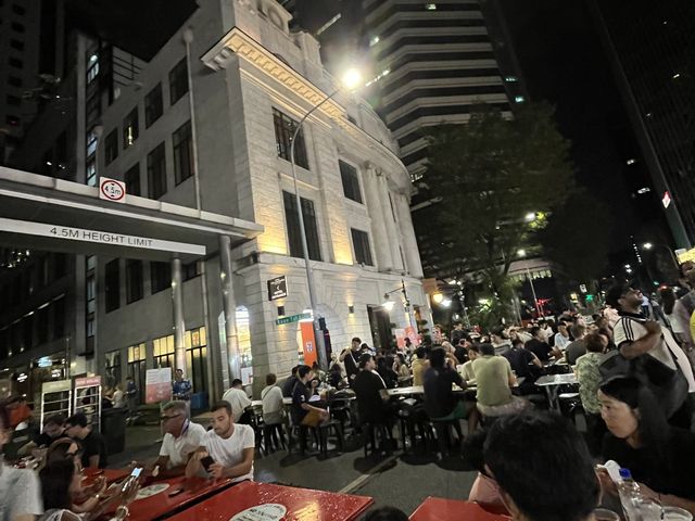 Satay Street and Lau Pa Sat