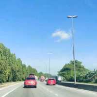 PULAU INDAH HIGHWAY WITH GREEN AND BLUE VIEW