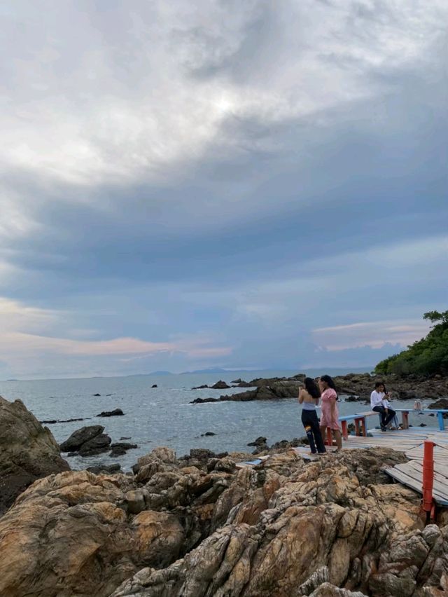 ✨️จุดชมวิวเจดีย์กลางน้ำ บ้านหัวแหลม🏝