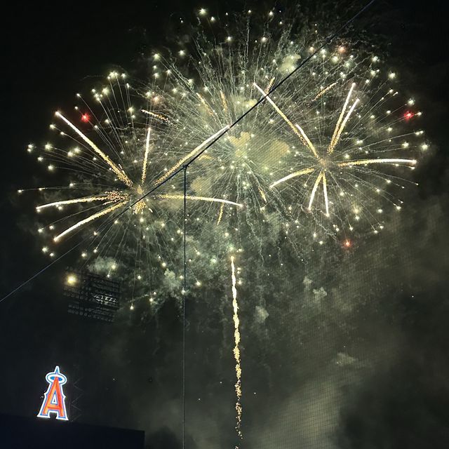 ロサンゼルス　アナハイムでエンゼルスの試合観戦