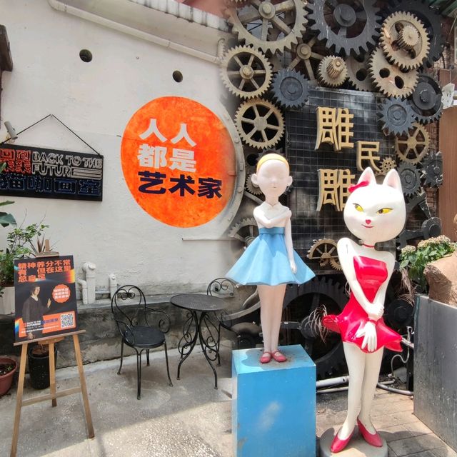 打卡深圳一個繽紛色彩村☞大芬油畫村🎨