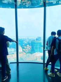 On the top of Bitexco tower