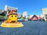 超人氣奶龍首次萌襲香港 Foodie Adventure為食之旅@樂富廣場 ６米高彈跳樂園