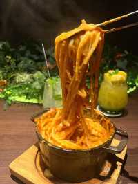 【福岡カフェ】熱々グツグツのボルケーノパスタが絶品！