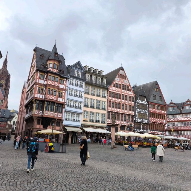 view of old town Frankfurt 
