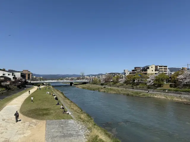 春天的京都鴨川