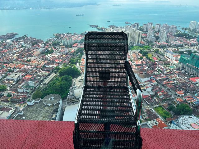 The Top Komtar Penang 檳城光大大廈 彩虹天空步道 從高處看檳城