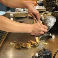 「鐵板特選晚市定食，博•刺身盛盒$288」