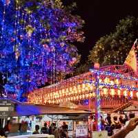 "Chinese New Year Festivities at Kek Lok Si Temple: Dragon Dances, Parades, and Fireworks"