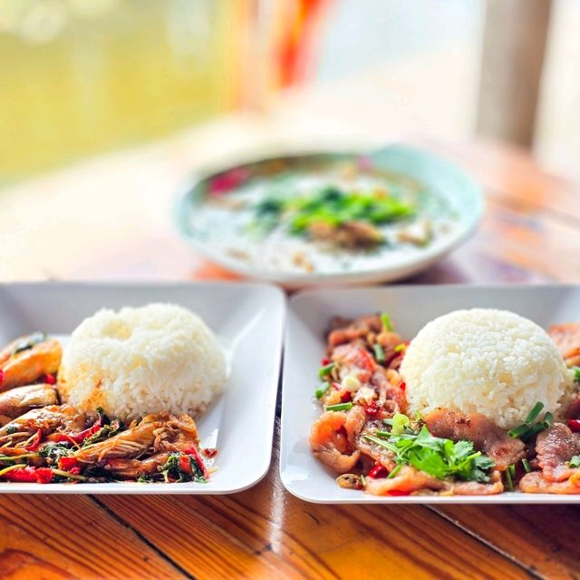 🦐🦑อาหารตามสั่งหลักสิบ แต่ได้วิวหลักล้าน‼️
