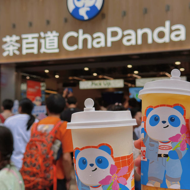 茶百道終於黎到香港喇！我個心正撲撲跳呀！😍
