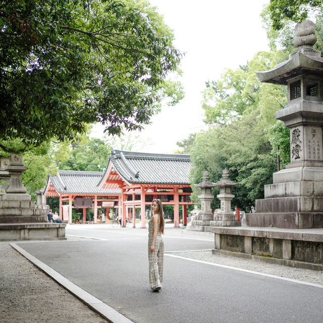 Sumiyoshi Shrine ศาลเจ้าเก่าแก่ ถ่ายรูปสวย