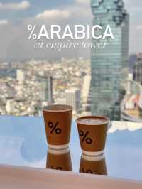 แวะจิบกาแฟชั้น 55 %Arabica สาขาที่สูงที่สุด