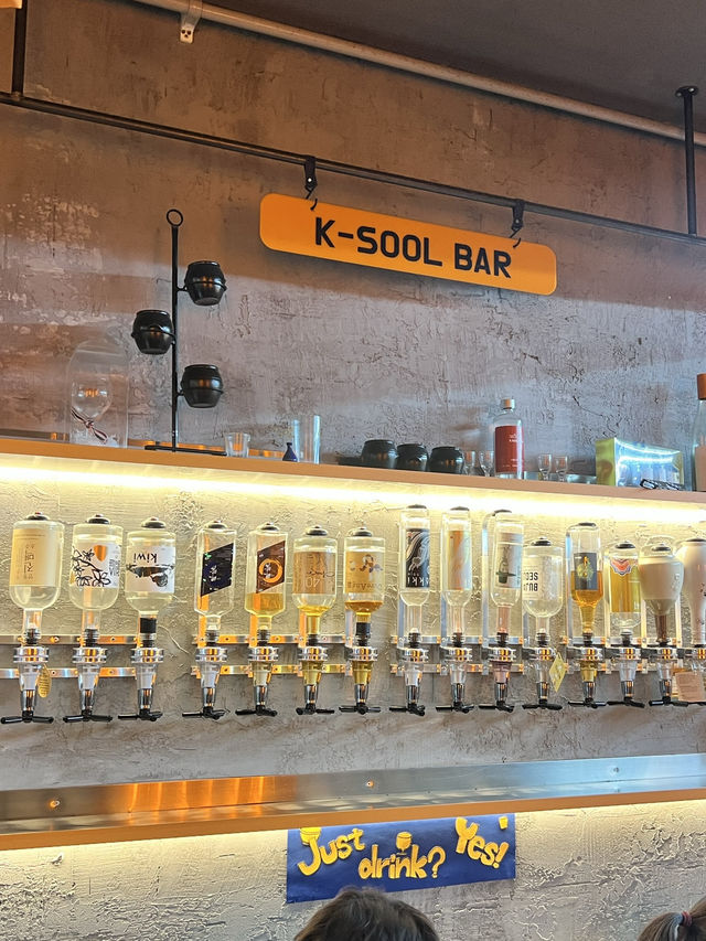 【ソウル／広蔵市場】お酒の種類が豊富な若者に人気のお店
