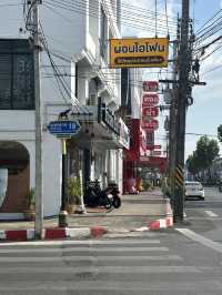 My favorite traffic light ever! Saber-Toothed Tiger Traffic Light: Krabi’s Wildest Landmark 🐯🚦