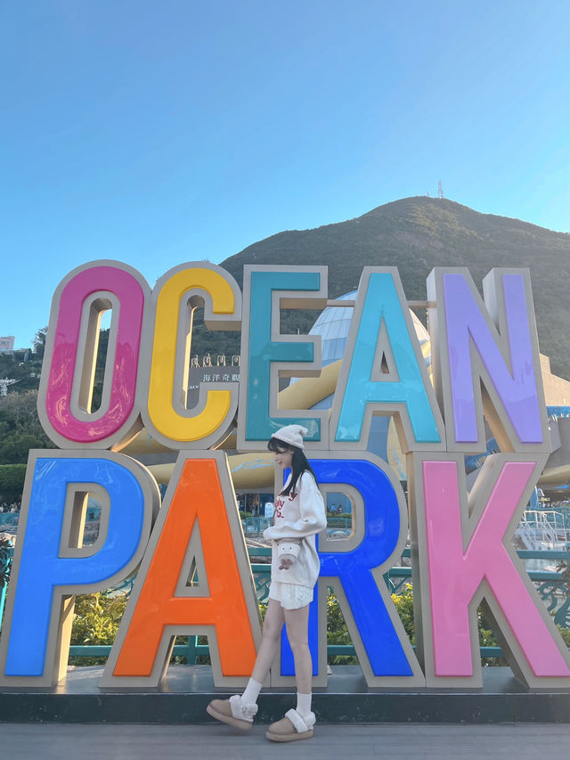 充滿樂趣的香港海洋公園🩵