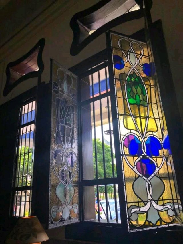 特色的建築檳城藍屋影不停