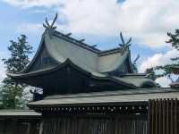 火山下的阿蘇神社，擁有2500多年歷史的古老神社