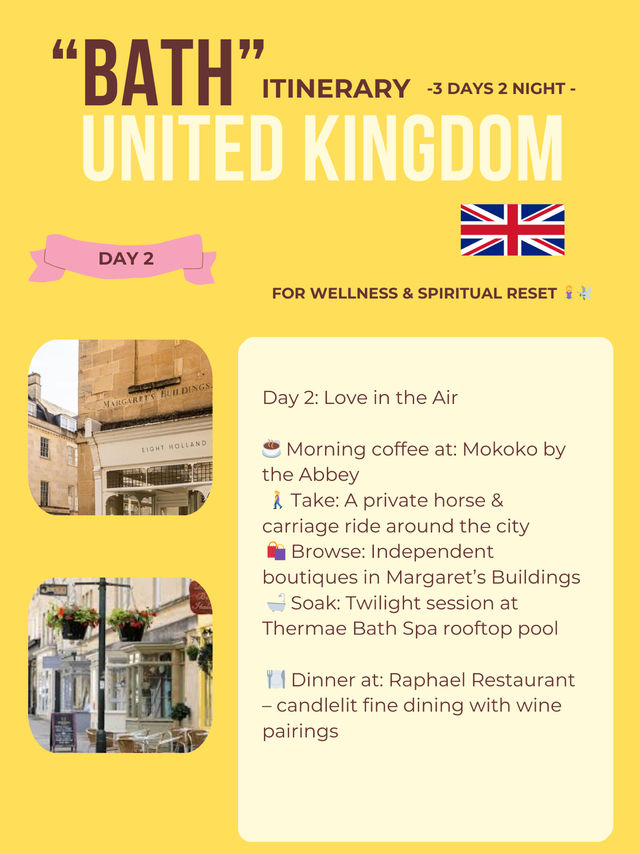 Bath 3-days itinerary 