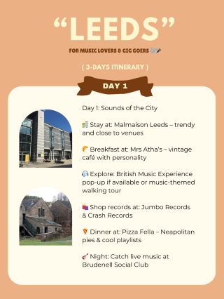 Leeds 3-days itinerary 👋