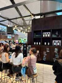 มัทฉะลาเต้อร่อยๆที่ร้าน Beans สาขาพารากอน