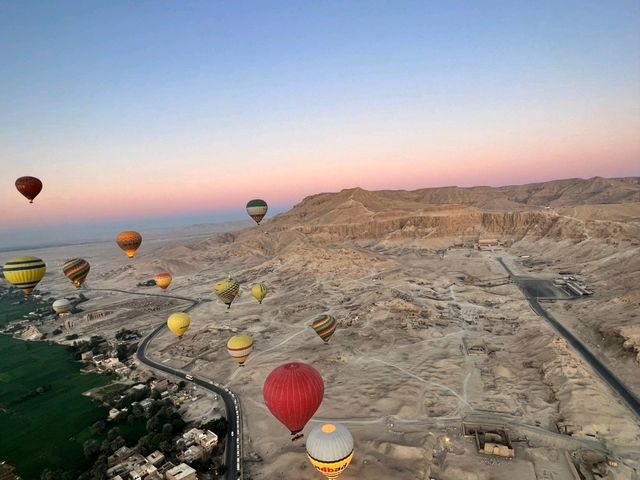 盧克索熱氣球之旅🎈在帝王谷上看日出🌄
