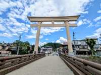 高山 | 櫻山八幡宮，巨大鳥居與古老的神社