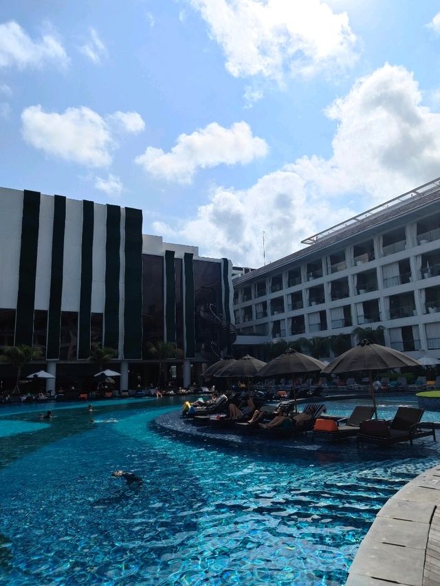 🌊 A Sky-Mirrored Sanctuary: Pool View at The Legian Stone Hotel