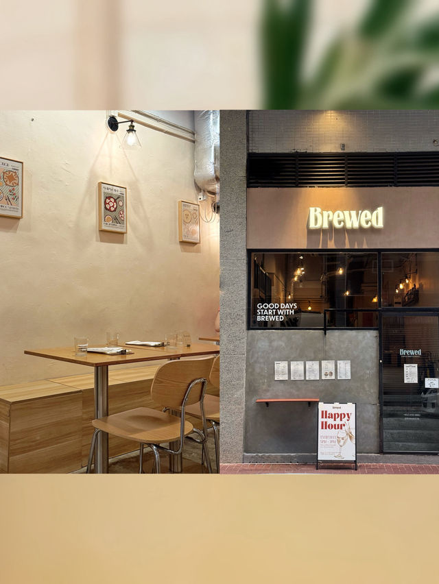 【上環木系慢活cafe🪵初嚐北非香辣蕃茄焗蛋】  