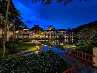 Beautiful hotel on the riverside in Chiang Rai Province