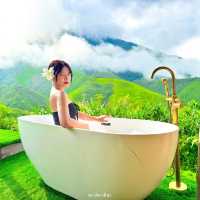 #ที่พักหมู่บ้านสะปัน  บนยอดดอย แช่อ่างฟินๆ ชมหมอก