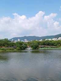 산책하기 좋은 연지공원