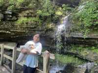 Trail and Camping at Devils Den Ar, USA