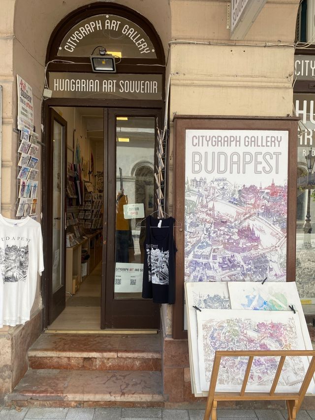 Cutest souvenir shop in Budapest