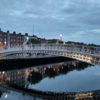 Evening walk along the River Liffey, Dublin