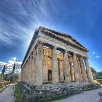 Hephaisteion: The well-preserved temple
