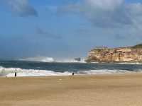 🌊 Nazaré Beach, Portugal: Where Giants Rise from the Sea 🏄‍♂️🇵🇹